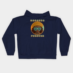 Wakanda forever (2) Kids Hoodie